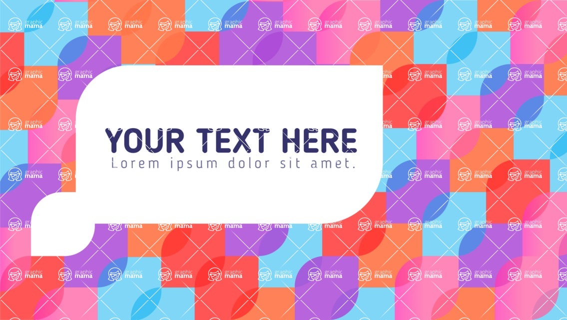 vector backgrounds - a rich collection (vector pack) of beautiful shapes and modern color palettes - Colorful Flat Background for Brand